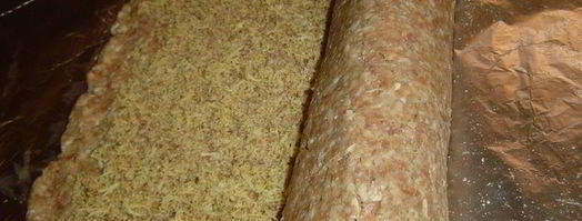 мясной рулет с языком и орехами. Шаг 10