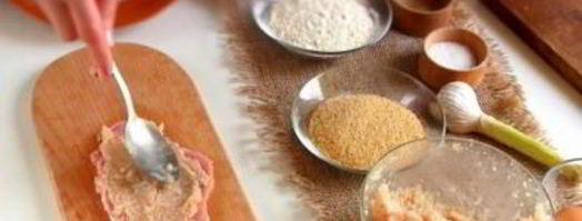 мясные рулетики с курицей. Шаг 2