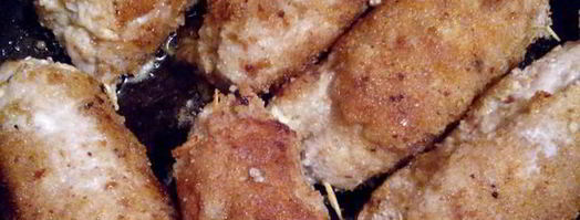 мясные рулетики с сыром и чесноком. Шаг 9