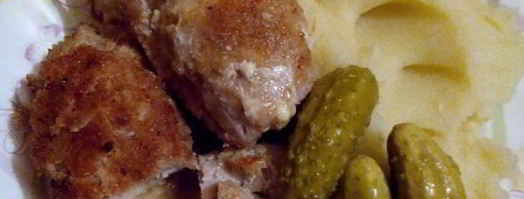 мясные рулетики с сыром и чесноком. Шаг 10