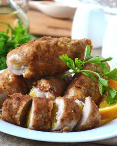 Мясные рулетики с сюрпризом