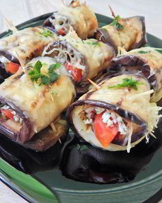 Овощные рулетики с творогом