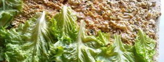 рулет из лаваша с рыбой. Шаг 8