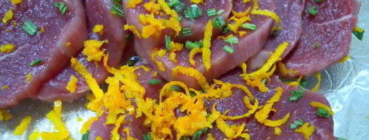 рулет из мясной вырезки с вишней. Шаг 4