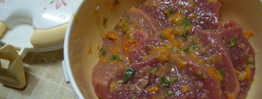 рулет из мясной вырезки с вишней. Шаг 6