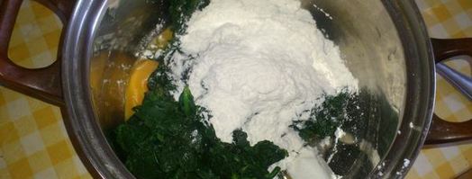 рулет из шпината с творогом. Шаг 3