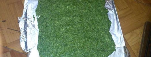 рулет из шпината с творогом. Шаг 7