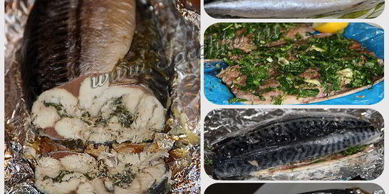 Рулет из скумбрии в духовке