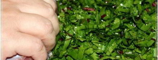 рулет из свекольной ботвы. Шаг 12