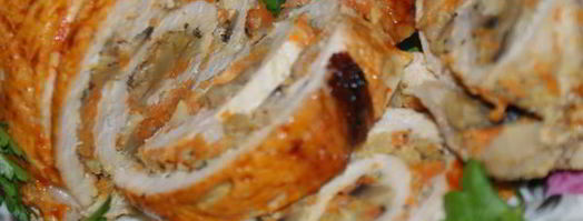 рулет из свинины с морковью и грибами. Шаг 11