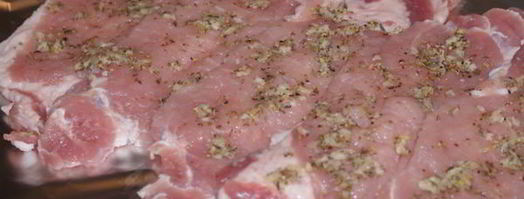 рулет из свинины с морковью и грибами. Шаг 5