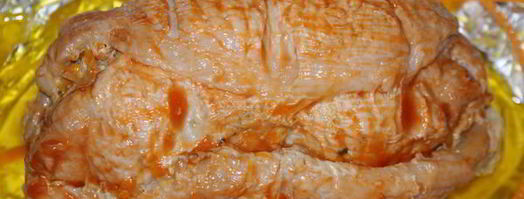 рулет из свинины с морковью и грибами. Шаг 8