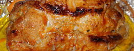 рулет из свинины с морковью и грибами. Шаг 9