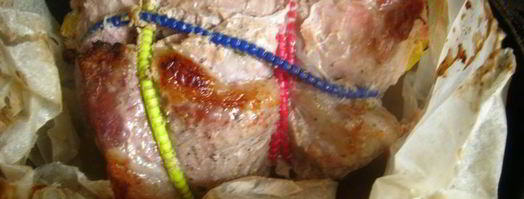 рулет из свинины с паприкой и чесноком. Шаг 6