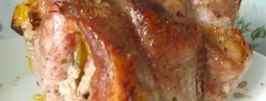 рулет из свинины с паприкой и чесноком. Шаг 7