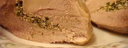 рулет из свинины с укропом. Шаг 3