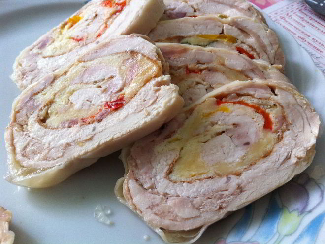 Рецепт рулета куриного