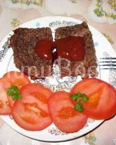 Рулет мясной с макаронами