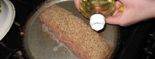 рулет мясной с макаронами. Шаг 26