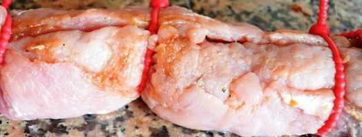 рулет мясной с печеночным паштетом. Шаг 4