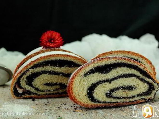 Рецепт рулета с маковой начинкой