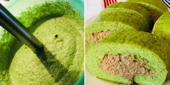 Рулет с сыром и грибами