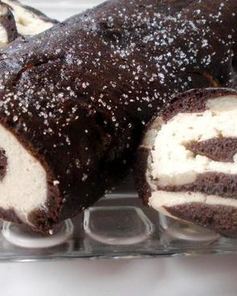 Рулет с творожной начинкой