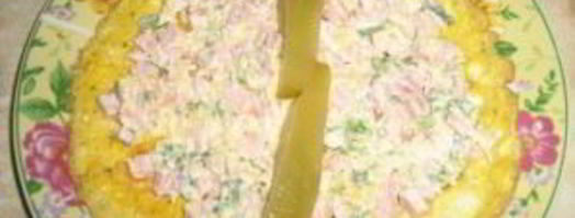 рулет с ветчиной. Шаг 4