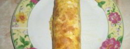 рулет с ветчиной. Шаг 5