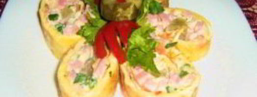 рулет с ветчиной. Шаг 6