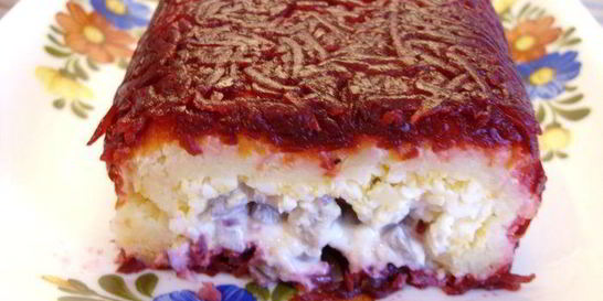 Рулет Селедка в шубе