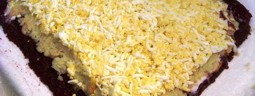 рулет селедка в шубе. Шаг 8