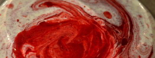 рулет вишня в белом шоколаде. Шаг 2