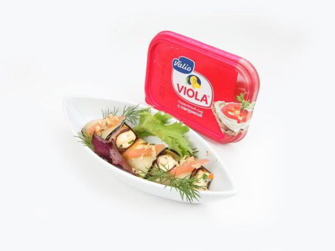 Рецепт рулетиков из баклажанов с сырно-ореховой начинкой