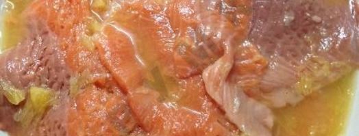 рулетики из форели с апельсинами. Шаг 7