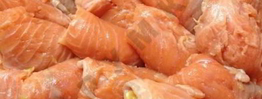 рулетики из форели с апельсинами. Шаг 9