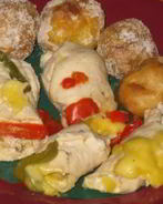 Рулетики из куриной грудки