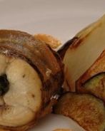 Рулетики из щуки с ореховым соусом