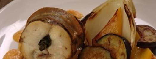 рулетики из щуки с ореховым соусом. Шаг 3