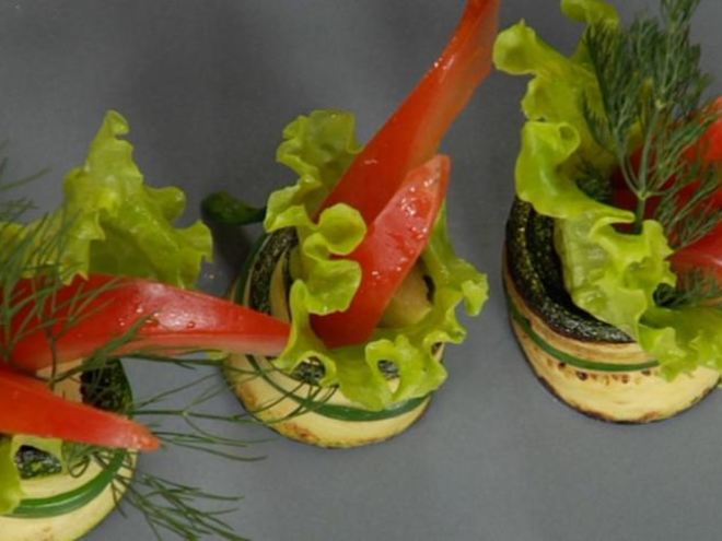 Рецепт рулетиков из цукини