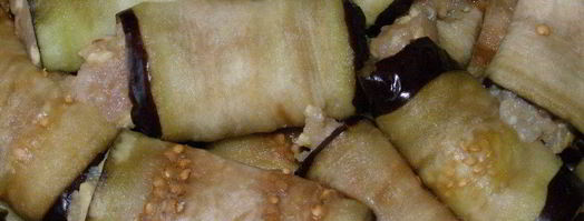 рулеты из баклажан и курицы. Шаг 4