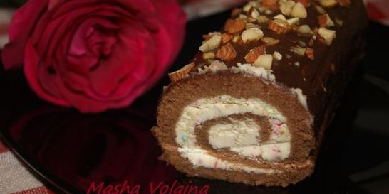 Шоколадный рулет Фантазия