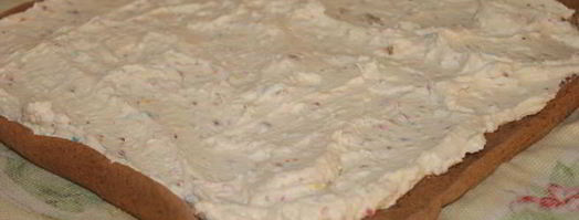 шоколадный рулет фантазия. Шаг 14