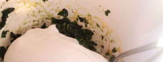 шпинатный рулет с грибной начинкой. Шаг 2