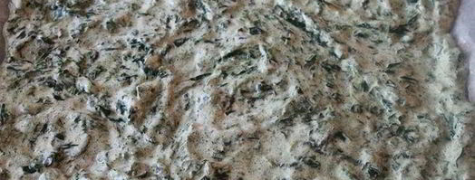 шпинатный рулет с грибной начинкой. Шаг 3