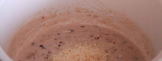 шпинатный рулет с грибной начинкой. Шаг 4