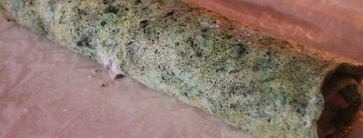 шпинатный рулет с грибной начинкой. Шаг 6