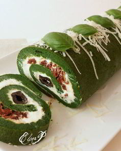 Шпинатный рулет