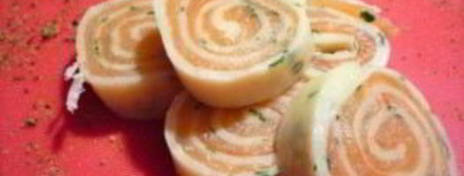 сырные рулетики с семгой. Шаг 7