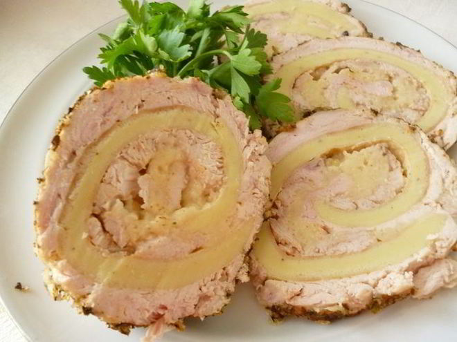 Рецепт вареного куриного рулета